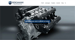 Desktop Screenshot of bergmann-motorentechnik.com